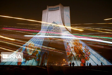 Video mapping on first anniversary of Lieutenant General Qassem Soleimani's assassination