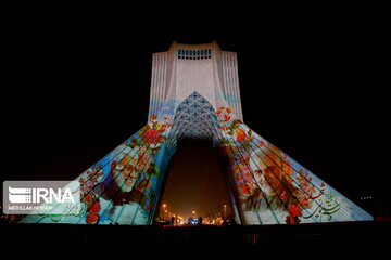 Video mapping on 1st anniversary of Lieutenant General Qassem Soleimani's assassination