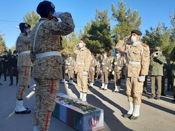 وداع با شهید گمنام در شاهرود