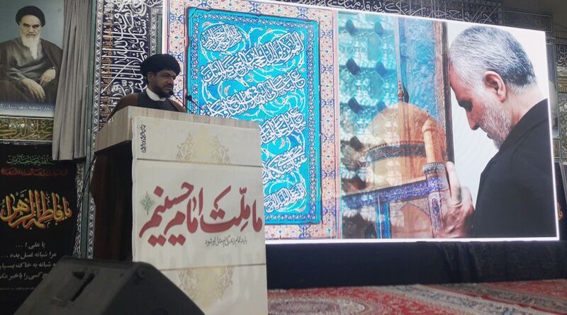 امام جمعه گناوه: ولایت فقیه خط قرمز شهید سلیمانی بود 