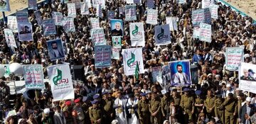 برگزاری راهپیمایی پرشور در شمال یمن با عنوان «وفاداری به خون شهدا»