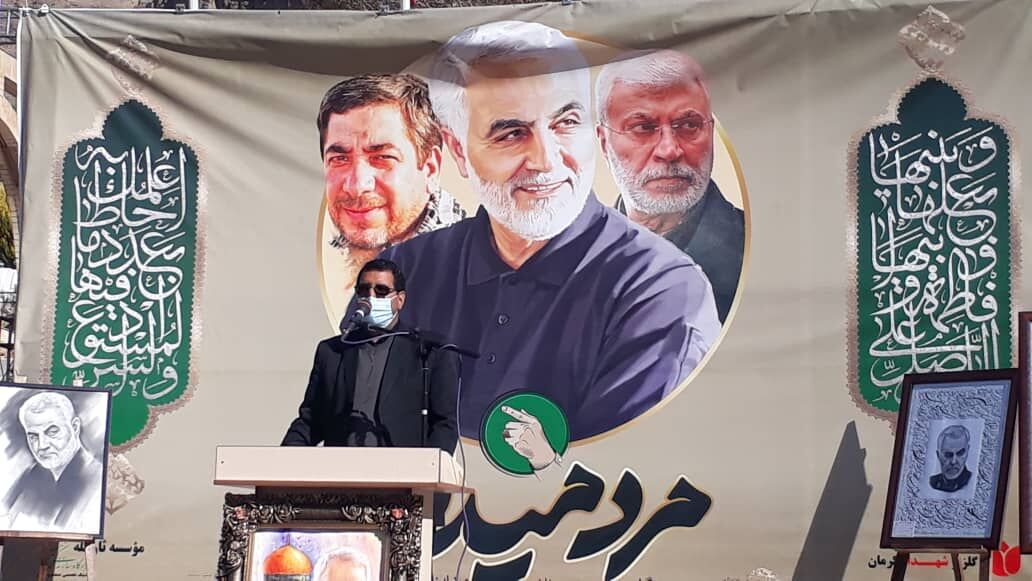 سپهبد شهید سلیمانی مشعل فروزان جبهه مقاومت اسلامی بود