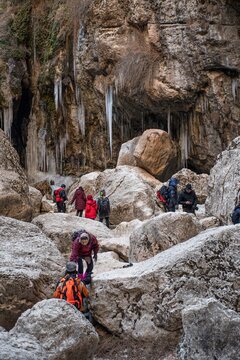 طبیعت زمستانی اخلمد در شهرستان چناران