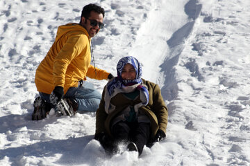 برف بازی سمنانی ها