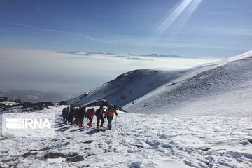 Climbers conquer Oshnavieh mountains in northwestern Iran