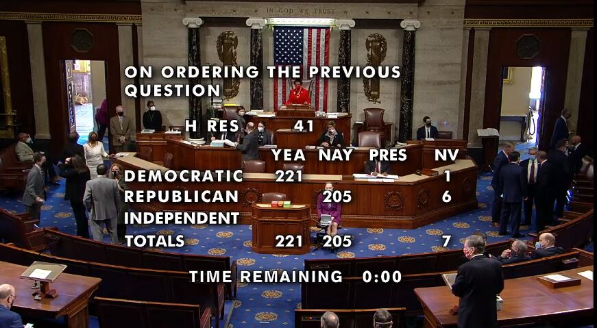 دو ساعت تا تصویب استیضاح ترامپ 