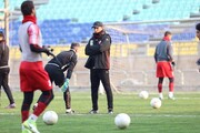 گل محمدی در تمرین پرسپولیس حاضر شد