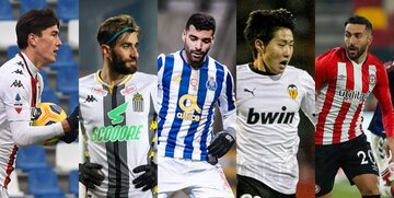 لژیونرهای ایرانی در فهرست برترین‌های هفته فوتبال آسیا