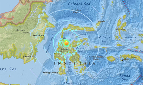 زلزله‌ ۳/ ۶ ریشتری سولاوسی اندونزی هفت کشته داشت