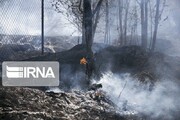 حریق مراتع و مناطق جنگلی درگیر آتش در گیلان مهار شد
