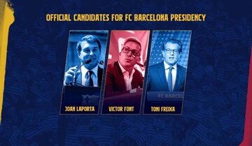 کاندیداهای نهایی ریاست بارسلونا مشخص شدند؛ این سه نفر