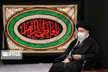 Leader attends Mourning Ceremony for Hazrat Zahra (SA) Martyrdom