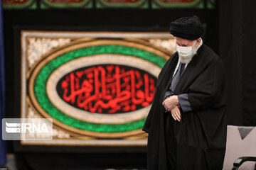 Leader attends Mourning Ceremony for Hazrat Zahra (SA) Martyrdom