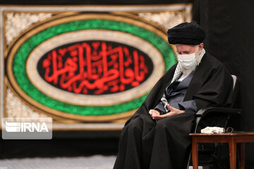 Leader attends Mourning Ceremony for Hazrat Zahra (SA) Martyrdom