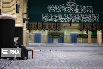 Leader attends Mourning Ceremony for Hazrat Zahra (SA) Martyrdom