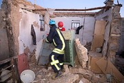 منزل مسکونی در حومه مشهد براثر انفجار فرو ریخت