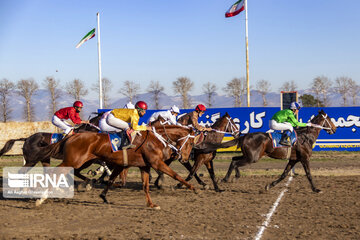 Course de chevaux : session hiver à Gonbad-e Kavous au nord de l’Iran