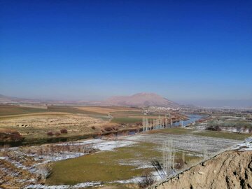 زیبایی‌های حاشیه 2 رودخانه زرینه و سیمنیه رود بوکان در فصل زمستان