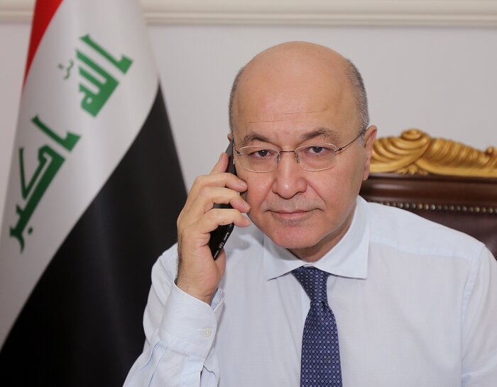 تماس تلفنی رییس جمهوری عراق با ولیعهد سعودی
