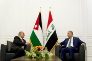 عراق و اردن روابط دوجانبه و مسائل منطقه‌ای را بررسی کردند
