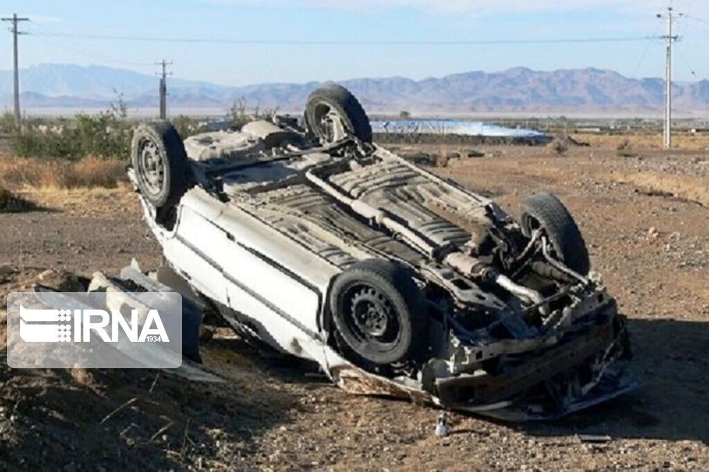 واژگونی خودرو اتباع خارجی در یزد یک کشته و چهار زخمی برجا گذاشت