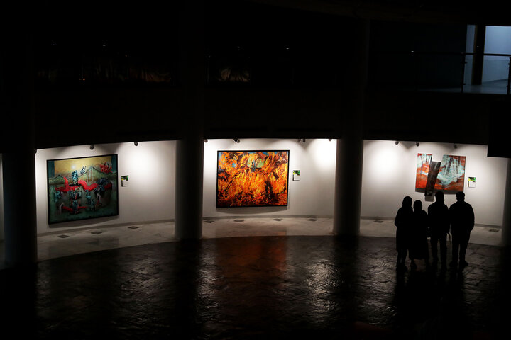 افتتاح نمایشگاه آثار برگزیده نخستین دوسالانه ملی نقاشی شاهنامه فردوسی