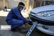 پلیس راهور زنجان به دستگاه ساخت پلاک خودرو مجهز شد