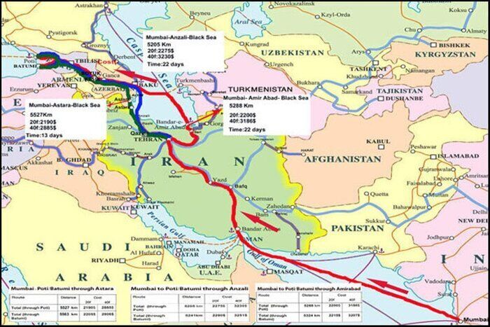 North-South Corridor, golden path to thrive Iran economy
