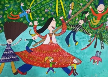 جشنواره جهانی نقاشی کودک در کرمان آغاز به کار کرد