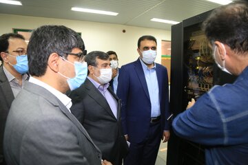 افتتاح طرح راه اندازی فایر 4 کارخانه پخت آند الومنیوم المهدی