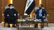 دیدار رییس قوه قضائیه با رییس مجلس عراق
