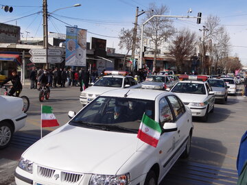 فجر99/ گزارش تصویری راهپیمایی موتوری و خودرویی 22 بهمن در شهرستان الیگودرز