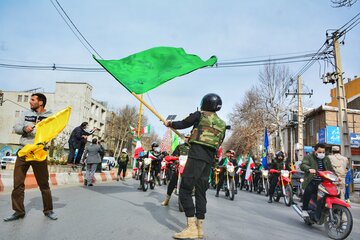 راهپیمایی ۲۲ بهمن در خرم‌آباد