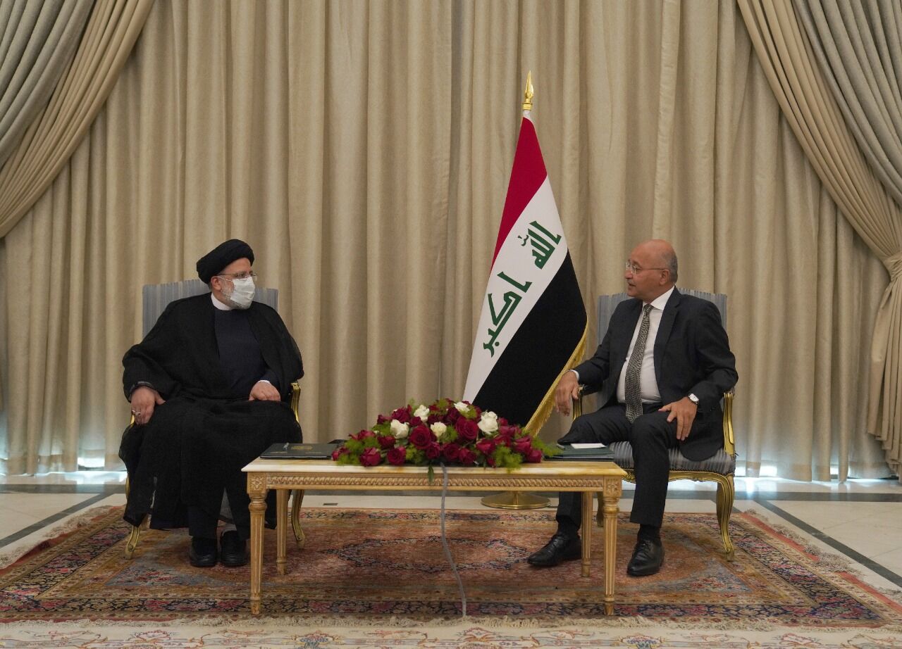 رئیس قوه قضائیه با رئیس جمهوری عراق دیدار کرد

