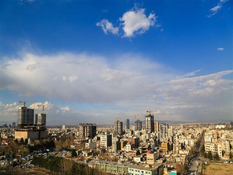 حجم آلودگی هوای مشهد تعدیل شد