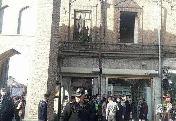 آتش سوزی مطب دندانپزشکی در تبریز پنج مصدوم برجای گذاشت