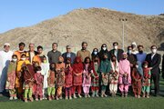 افتتاح زمین چمن مصنوعی مینی فوتبال در روستای ندکان چابهار
