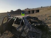 واژگونی پژو در جنوب کرمان سه کشته و سه مصدوم برجای گذاشت