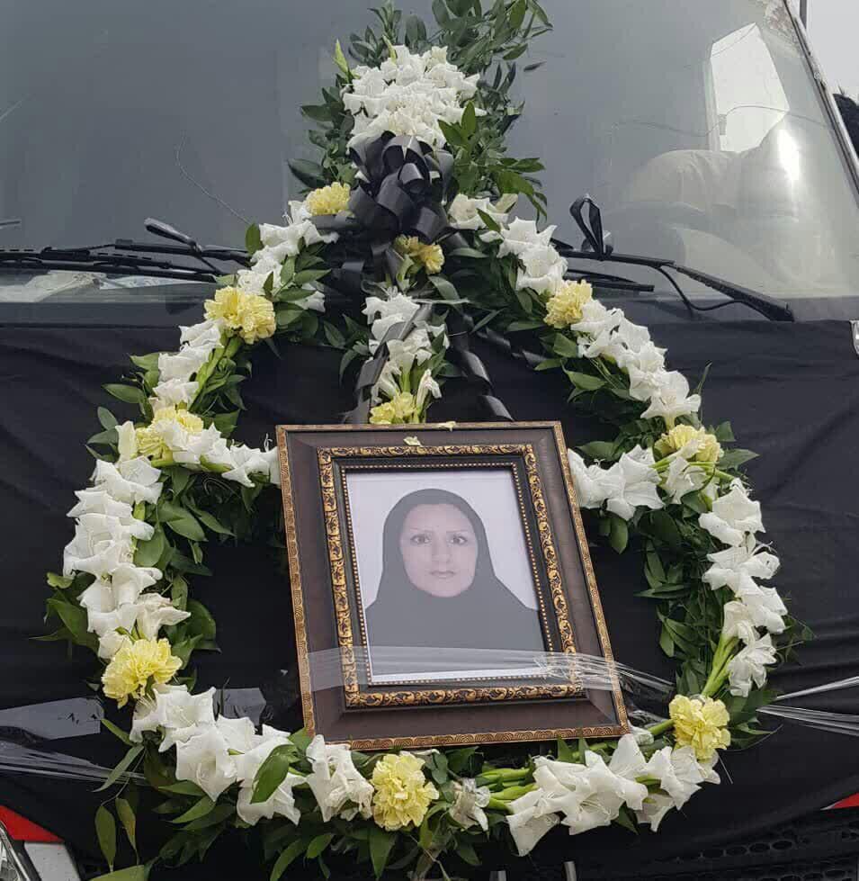 پیکر دومین مدافع سلامت در شهربابک تشییع شد 