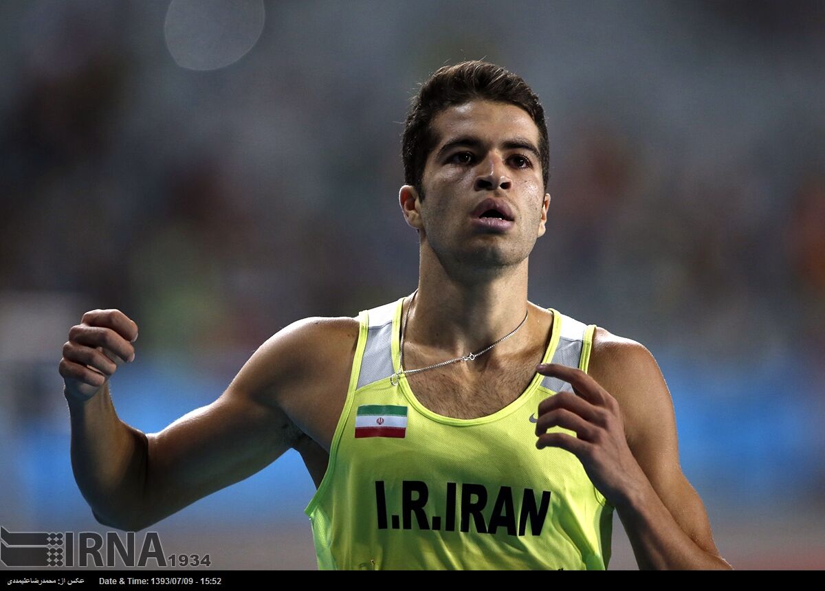 Iranian runner wins world indoor championship in France