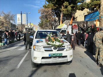 تششیع شهید محمود حاجی قاسمی در شاهرود