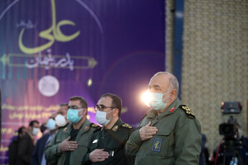 مراسم رونمایی از 5531 پروژه سپاه پاسداران انقلاب اسلامی در حاشیه شهر مشهد