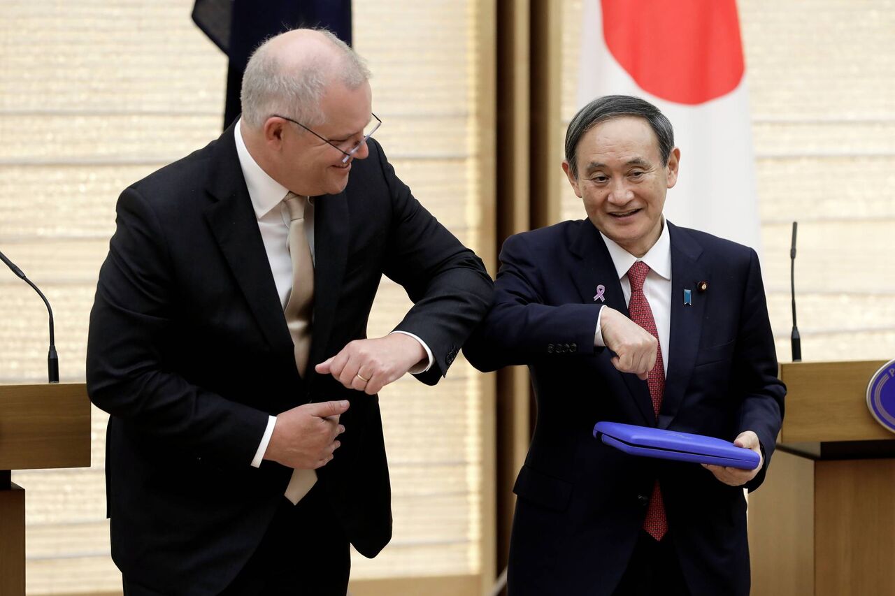 تاکید نخست وزیران ژاپن و استرالیا به ادامه همکاری ها