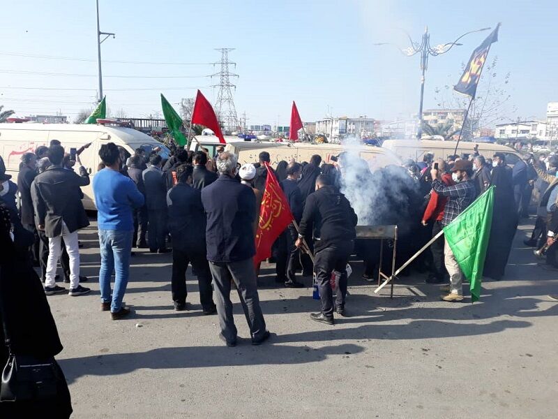 قائمشهری‌ها از ۱۰ شهید دوران دفاع مقدس استقبال کردند