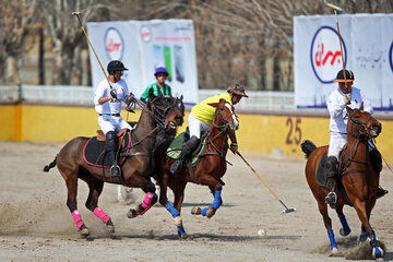 Финальный этап соревнований по конному поло в Иране