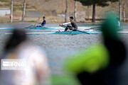 Rowing Premier League second-round in Tehran's Azadi Lake