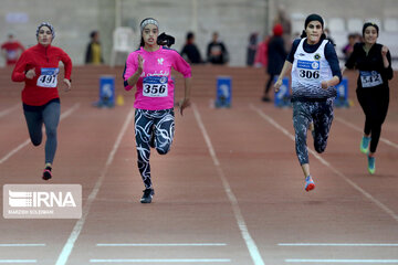 İran Kadınlar Salon Atletizm Şampiyonası'ndan görüntüler