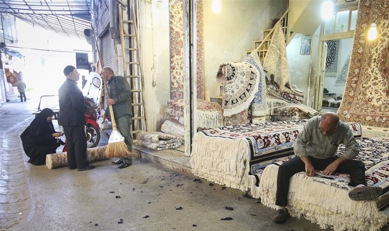 مرمت بازار تاریخی فرش مشهد سرعت می‌گیرد