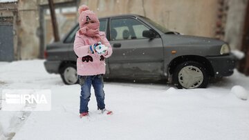 Bostanabad’da Kar Manzaraları