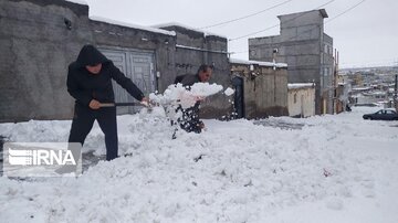 Bostanabad’da Kar Manzaraları